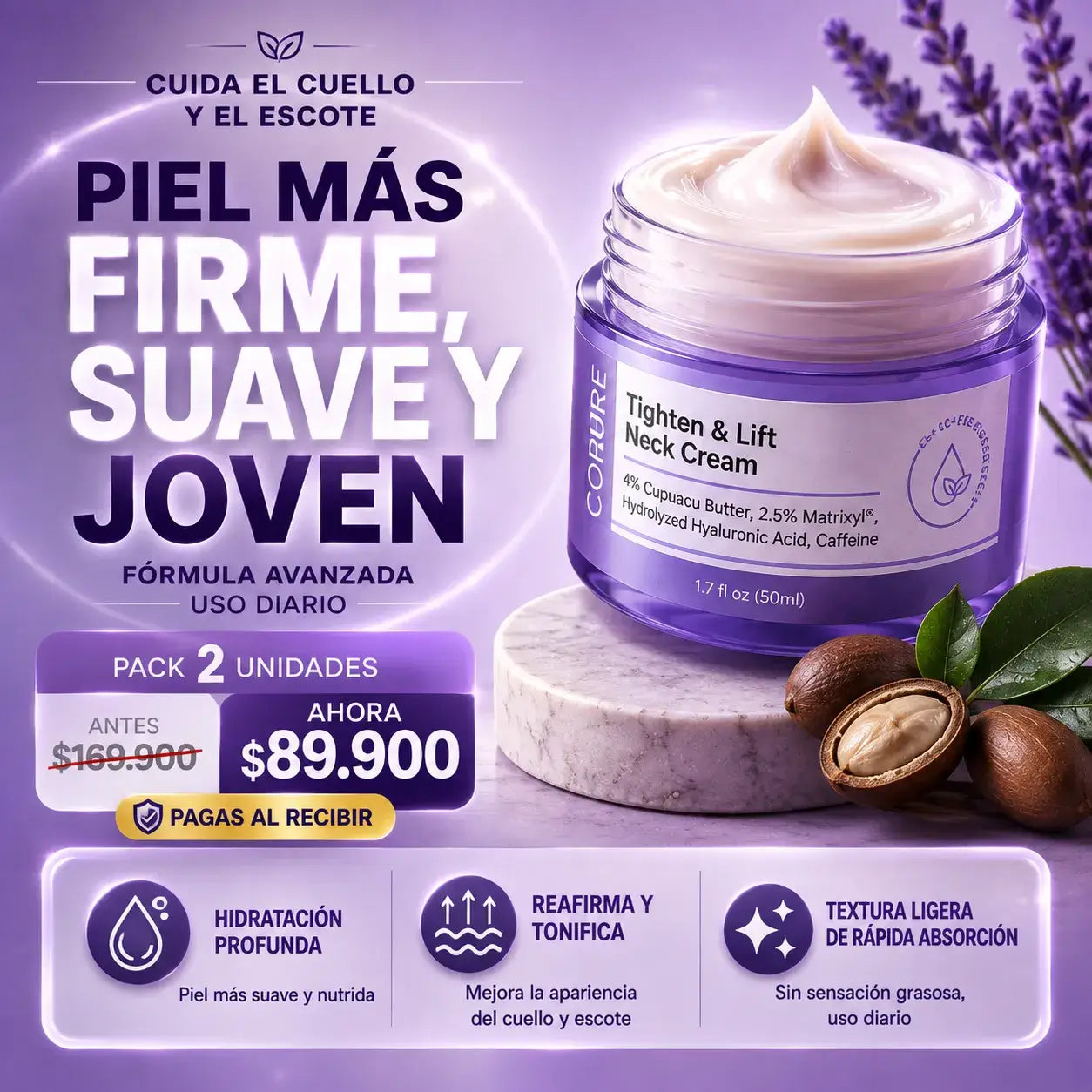 Crema Reafirmante Lifting para el Cuello