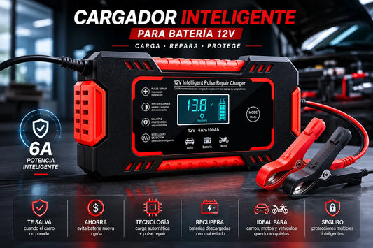 Cargador De Bateria De Carro De 12v 6a