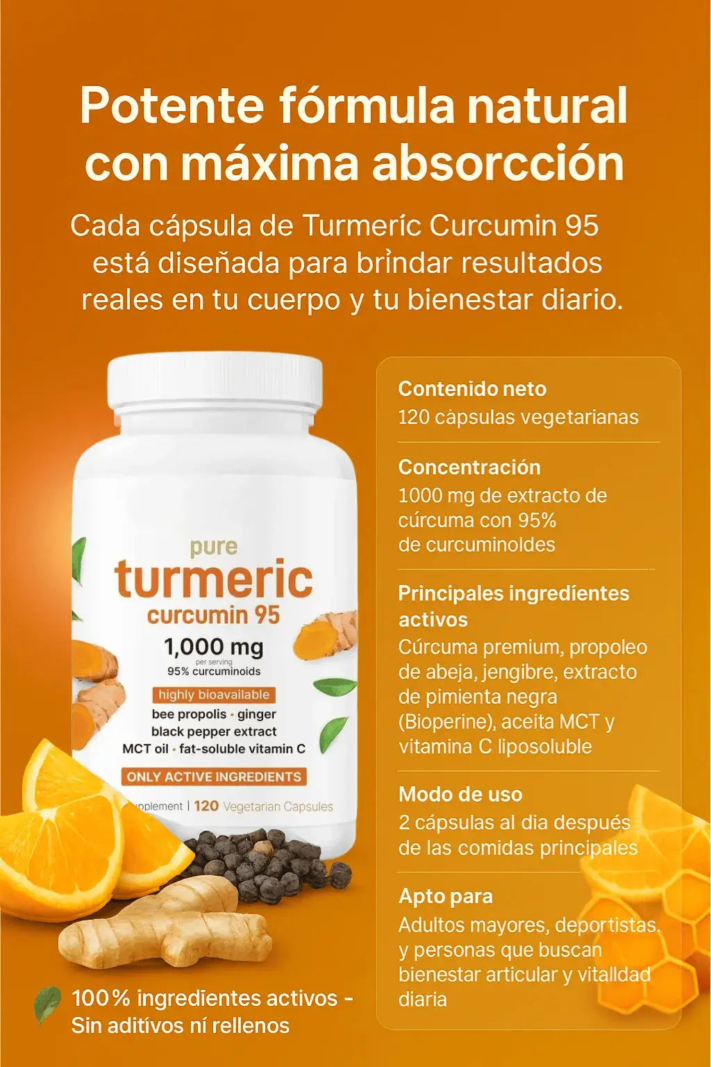 El secreto natural para articulaciones fuertes y sin inflamación TUMERIC CURCUMA